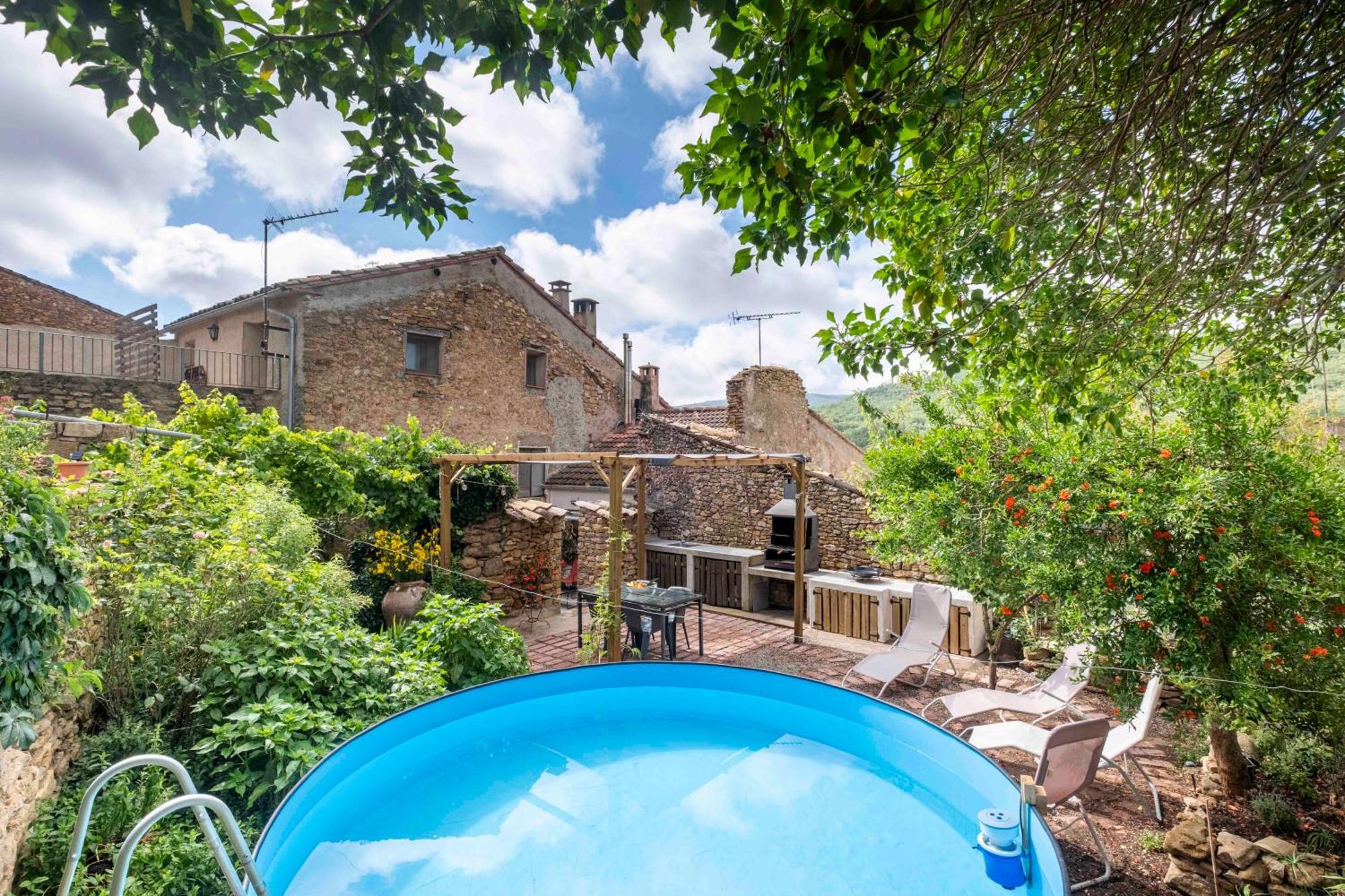 Вілла Casa Acollidora I Familiar Amb Jardi I Barbacoa Ахер Екстер'єр фото