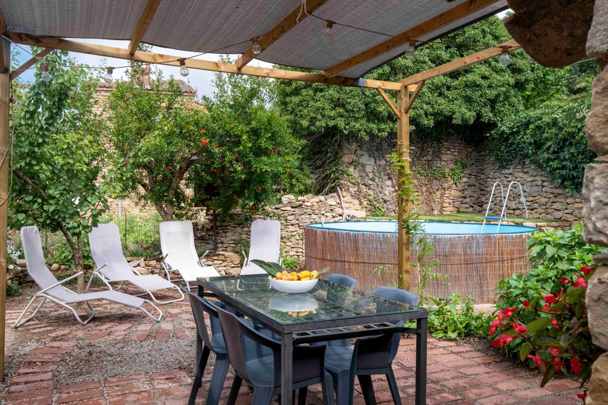 Вілла Casa Acollidora I Familiar Amb Jardi I Barbacoa Ахер Екстер'єр фото